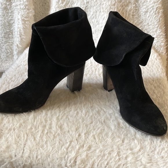 Free people Otalian vero cuoio suede heeled booties 40 - Picture 4 of 11